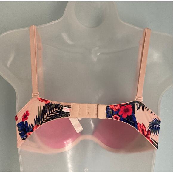 Victoria's Secret PINK Super Push Up Bra 32B Adds 2 Cup Sizes - Picture 3 of 9